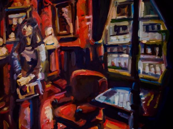 Carly in the Library